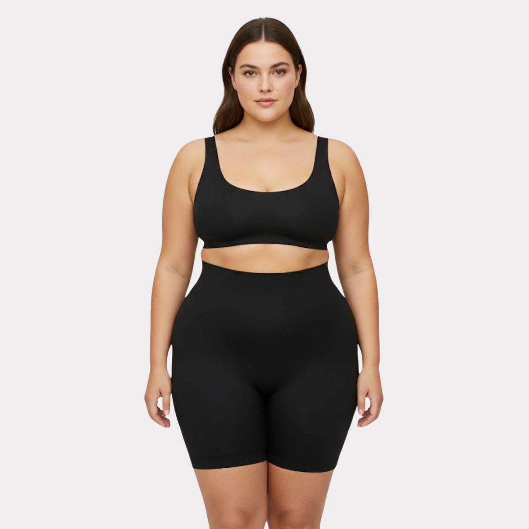 SculptAura™ High-Waisted Shaping Shorts