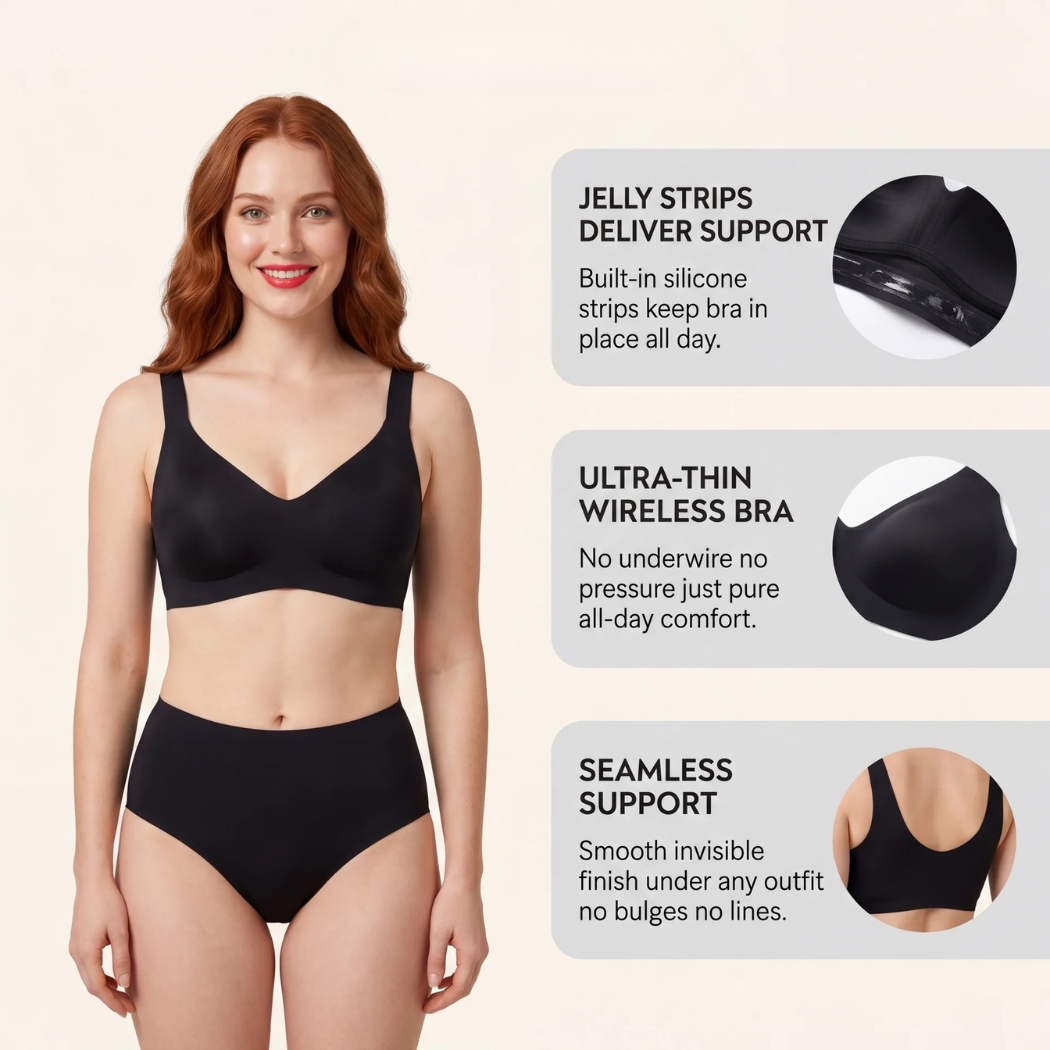 Soutien-gorge PureLift™ de Confort Sans Couture — Soutien Invisible &amp; Forme Naturelle